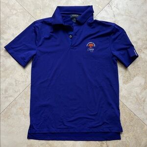 Polo by Ralph Lauren Boys Purple Dri-fit  Polo Shirt Size Medium